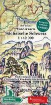 Sächsische Schweiz 1 : 40 000 Wanderkarte