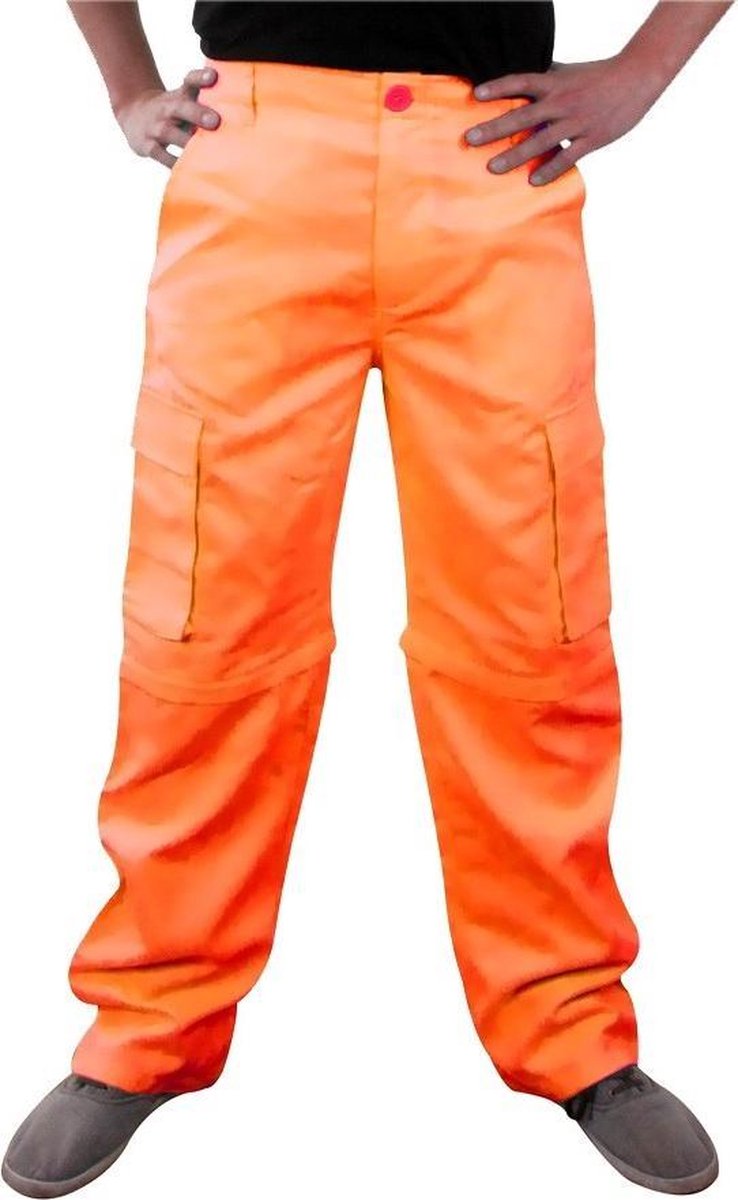 Fluor Oranje Broek - Neon Orange Pants Dames 36 / Heren 46 | bol.com