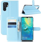 Book Case - Huawei P30 Pro Hoesje - Lichtblauw