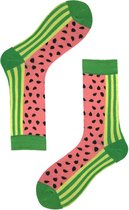 2 paar Leuke Vrolijke, grappige sokken |socks | Watermeloen