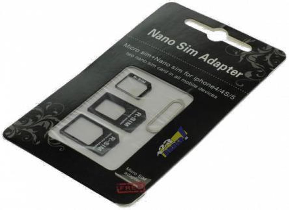 Simkaart adapter | adapter voor uw simkaart - 123order
