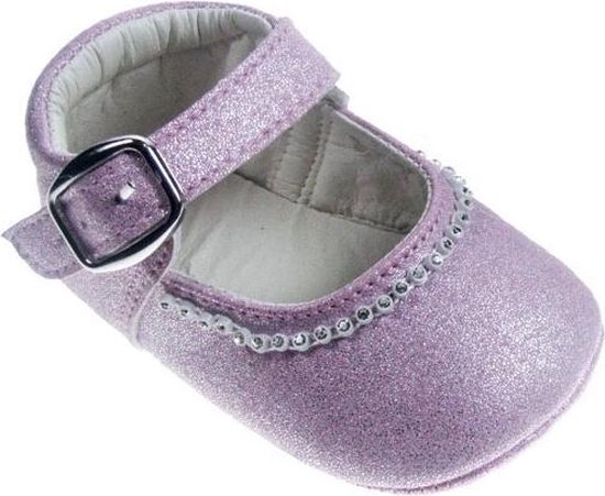Glitter Ballerina - Babyschoentjes - Lila - Maat 18 (9-12 maanden) | bol.com