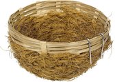 Nobby bamboe nest met kokos vezel 11 x 5 cm - 2 ST