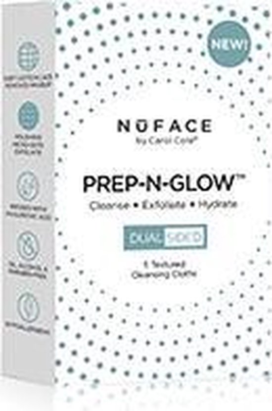 NuFACE Prep-N-Glow Cleansing Cloths (5-pack)