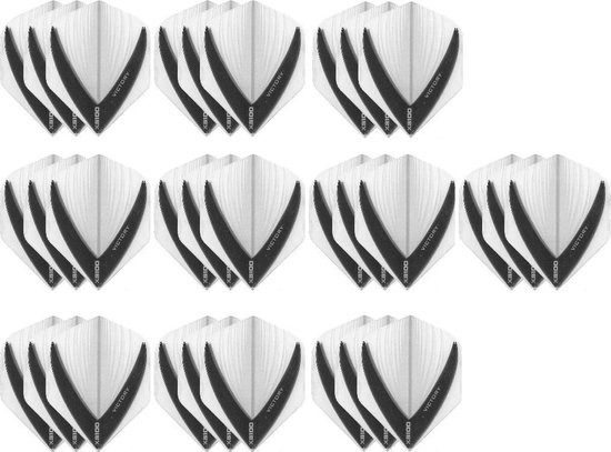 Afbeelding van het spel 10 Sets (30 stuks) Stevige XS100 Vista - flights - Multipack - Clear