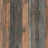 PLANKEN BEHANG | Industrieel - bruin grijs beige - A.S. Création Best of Wood'n Stone 2