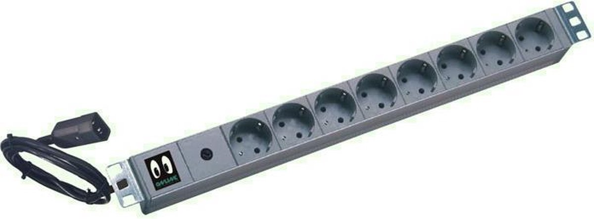 ONLINE USV-Systeme Power Strip Zwart 4,8 m