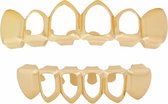 Grillz dents Gold - haut et bas - Mid Hollow