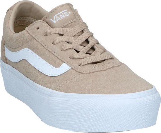 vans platform beige