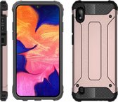 Ntech Samsung Galaxy A10 Armor hoesje - Rose Goud