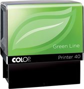 4x Colop stempel Green Line Printer Printer 40, max. 6 regels, voor Nederland, ft. 23x59mm