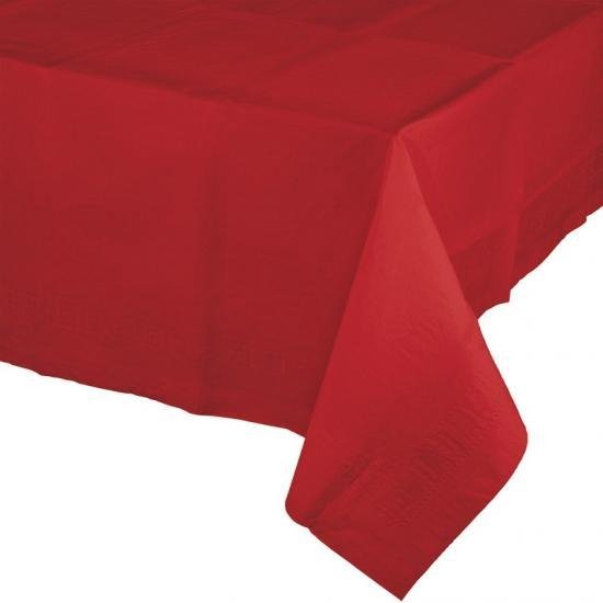 Fahrenheit Spookachtig Typisch Kerst tafeldecoratie tafelkleed rood 274 x 137 cm papier | bol.com