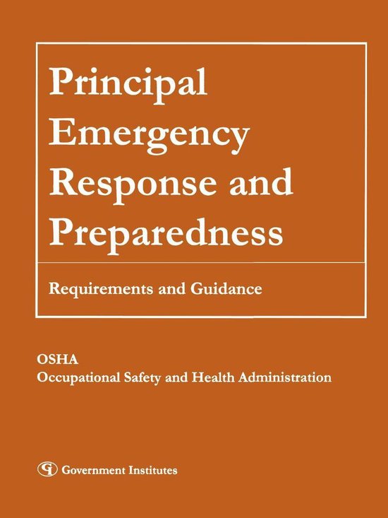 Principal Emergency Response and Preparedness - cover