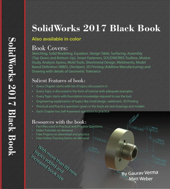 SolidWorks Black Book - SolidWorks 2017 Black Book - cover