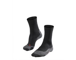 FALKE TK2 anti-blaar dik wol functioneel materiaal wandelsokken dames zwart - maat 35-36