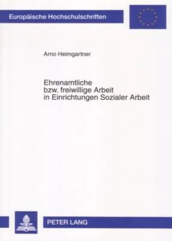 Europaeische Hochschulschriften / European University Studie ... - cover