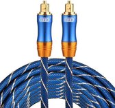 ETK Digital Toslink Optical kabel 5 meter / audio male to male / Optische kabel BLUE series - Blauw