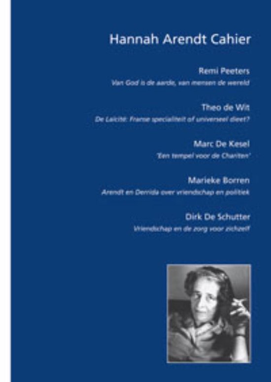 Cover van het boek 'Hannah Arendt Cahier / 1 Voor Caspar Govaart / druk 1'