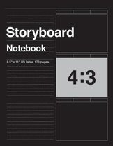 Storyboard Notebook 4: 3, 8.5x11 Us Letter, 170 Pages