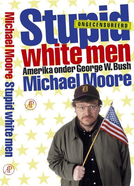 Cover van het boek 'Stupid white men'