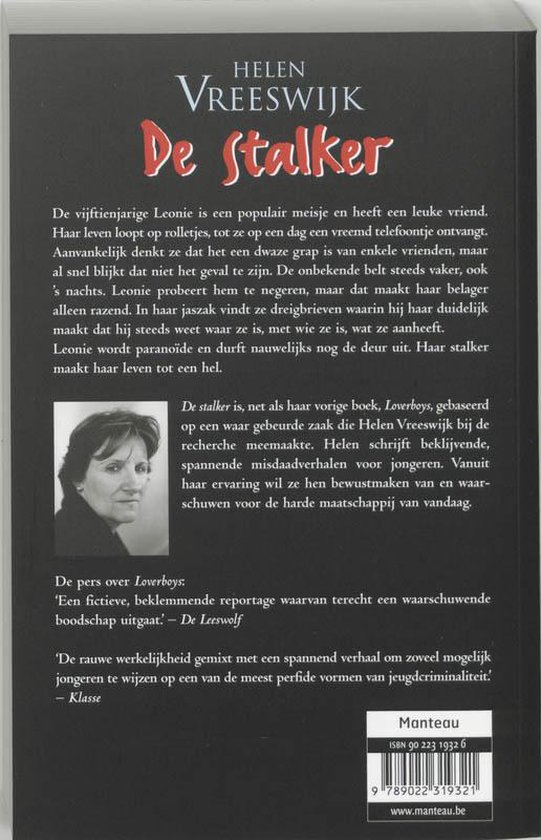 Boekverslag: Helen Vreeswijk, de Stalker