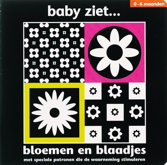 Cover van het boek 'Baby ziet...bloemen en blaadjes'