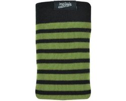 Jean Paul Gaultier Universeel Sok Hoesje voor Smartphones MEDIUM - Groen/Zwart