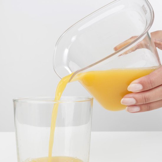 Brabantia Tasty+ Citruspers - met Maatbeker - 0,5 l - Vanilla Yellow van Merkloos — afbeelding 3