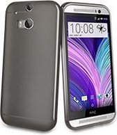 Muvit - miniGel Glossy case - HTC One M8 - transparant zwart