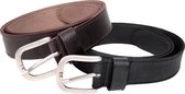 STØRVIK BELTY Leren Werkriem Heren - 100% Leer - Metalen Sluiting - Riem - Belt - Maat 115 CM - Bruin