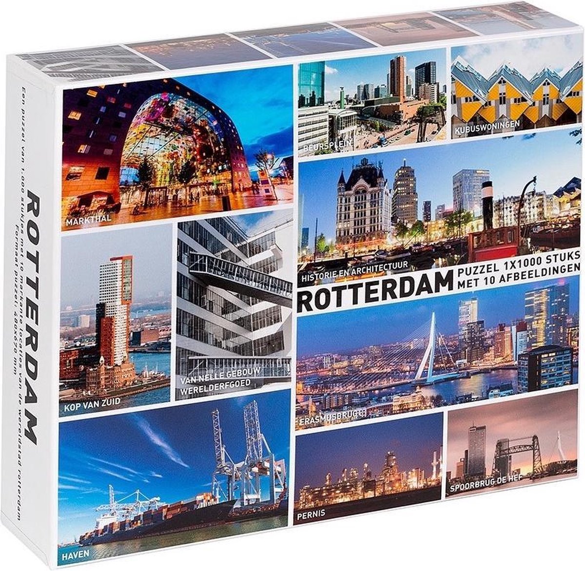 Uitbeelding Gedeeltelijk Aanzetten Puzzel - Rotterdam in Tien Afbeeldingen | bol.com