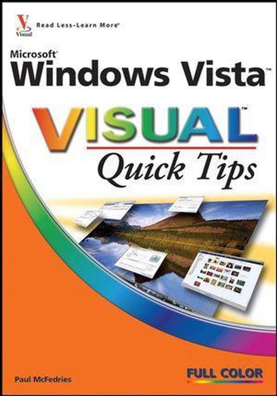 Microsoft Windows Vista Visual Quick Tips - cover