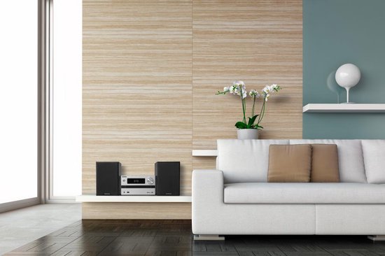Kenwood M-720DAB - Micro DAB+ HiFi-systeem - Zilver — afbeelding 2