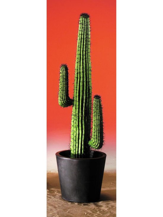 Europalms Mexicaanse Cactus kunstplant voor binnen - groen - kunst cactus  groot - 140 cm | bol.com