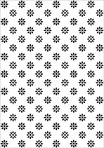 Nellie`s Choice Embossing folder Background flowers A4
