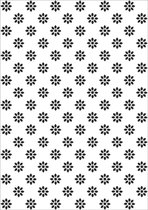 Nellie`s Choice Embossing folder Background flowers A4