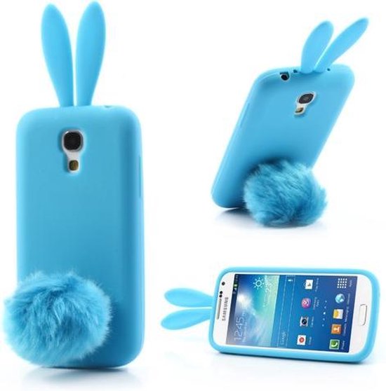 architect verkiezen Handel Samsung Galaxy S4 Mini Rabbit Silicone Case Blue | bol.com