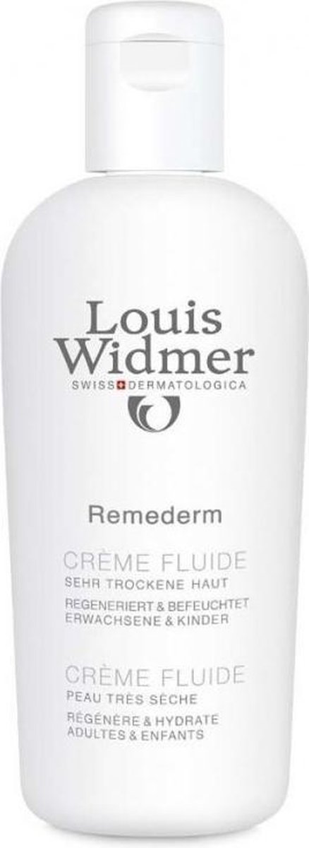 Louis Widmer Remederm Crème Fluide - Zonder Parfum Bodycrème 200 ml