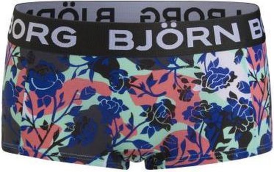 galop Uit Overeenkomstig Bjorn Borg 1P Minishorts BB Flowers And Blocks - Ondergoed - Dames - Multi  - Maat 36 | bol.com