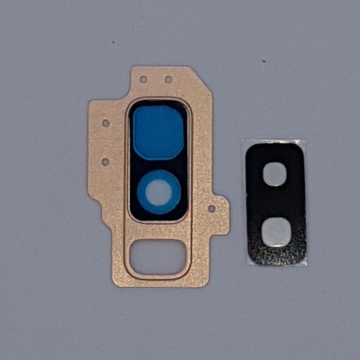 Voor Samsung Galaxy S9 Plus Camera glas Lens met Cover - Goud