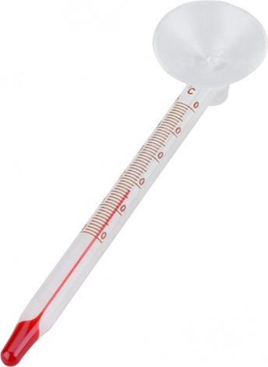 Glazen thermometer kort | bol