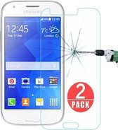 2 stuks Glass Screenprotector - Tempered Glass voor Samsung Galaxy Ace 4 G313