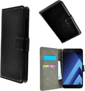 Zwart Wallet Bookcase P Hoesje voor Samsung Galaxy A3 2017