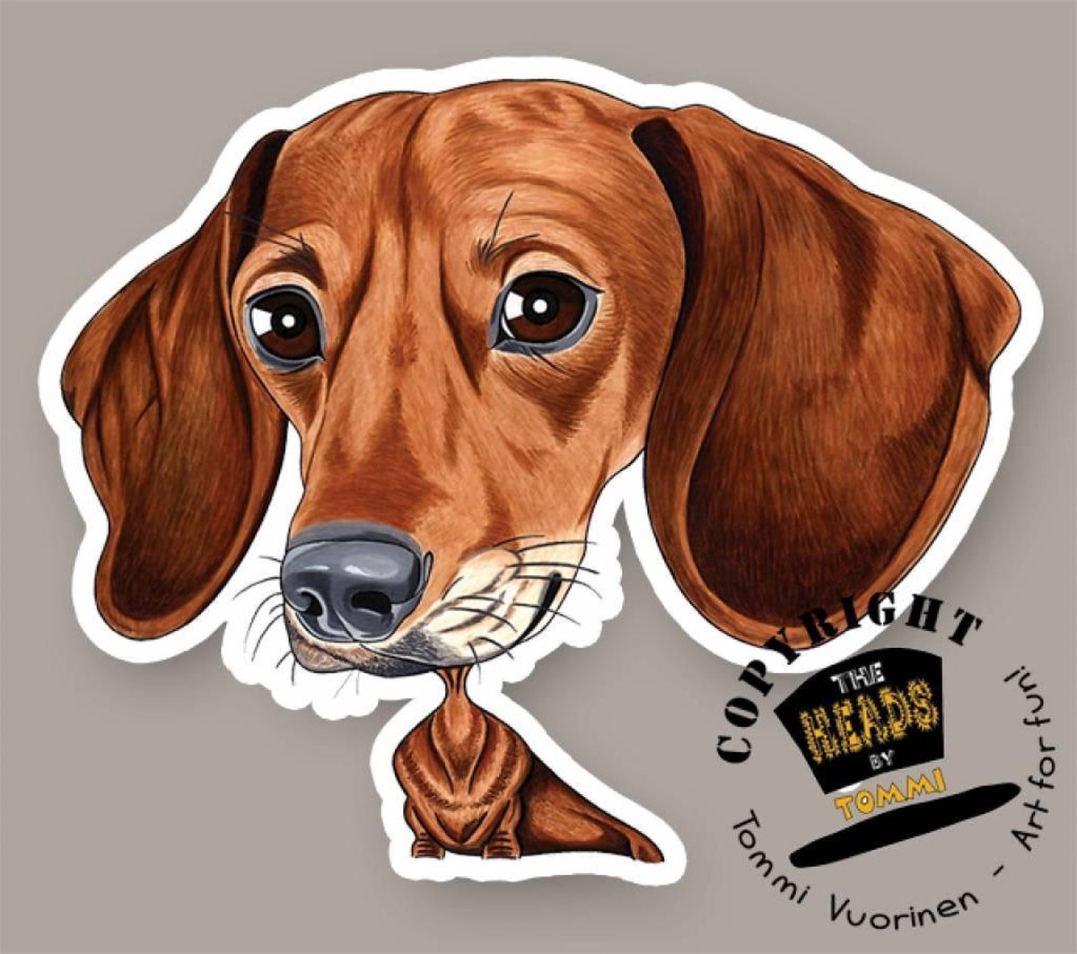 Magneet Hond Teckel