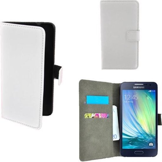 Amerika Taille Passend Samsung Galaxy A3 2016 Wallet Bookcase hoesje Wit | bol.com