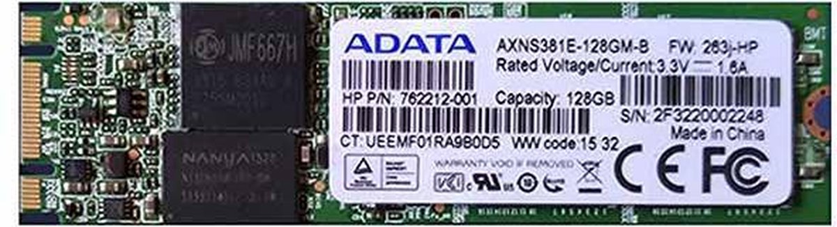 Adata 128GB M.2 SSD AXNS380E-128GM-B