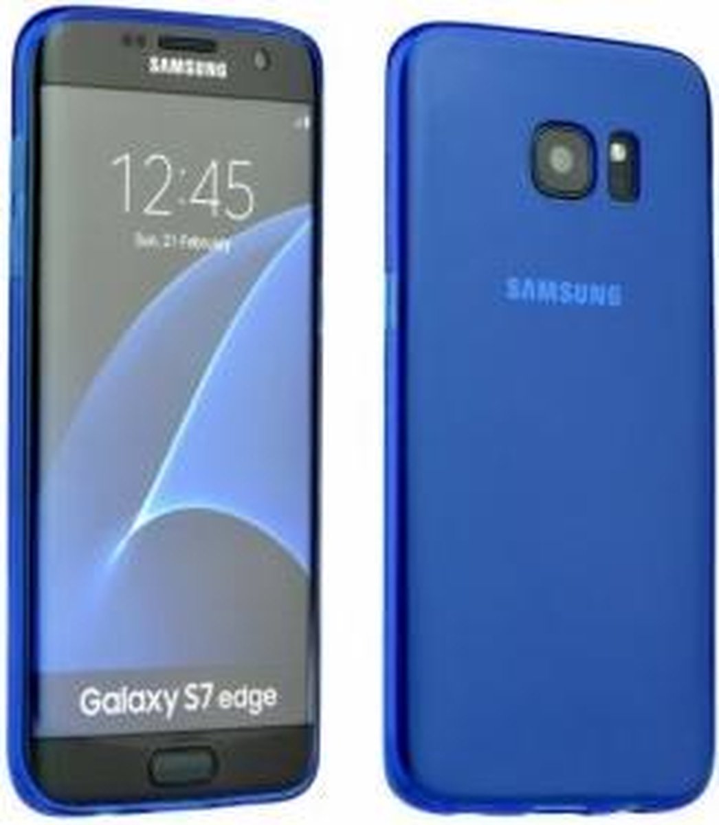 Ultra-Slim Siliconen Hoes Blauw Transparant Galaxy S8