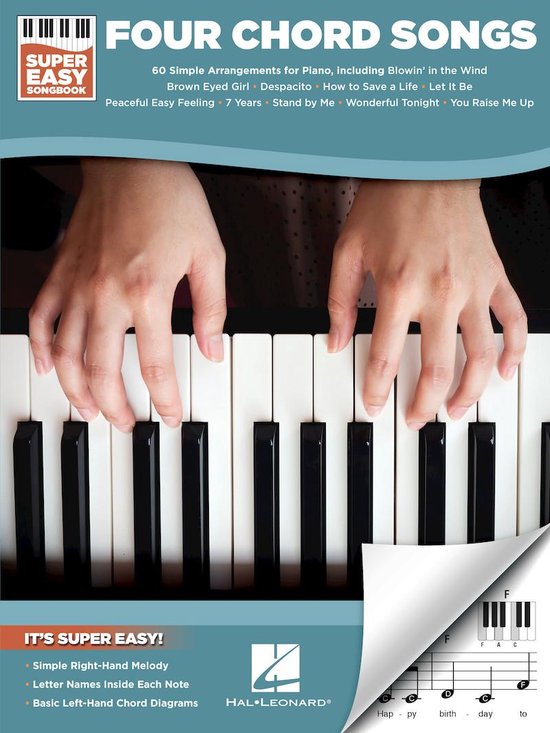 Foto: Four chord songs super easy songbook