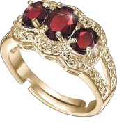 ComfortTrends Ring Met granaten One-size - Edelsteen