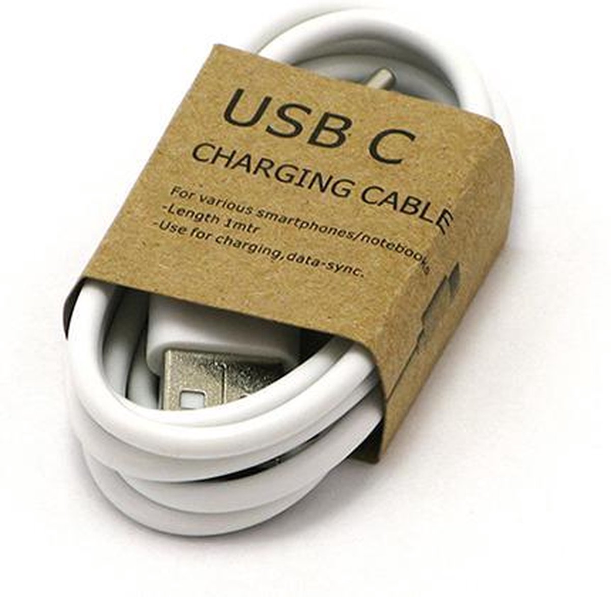 GrabNGo USB-C laadkabel wit - GrabNgo